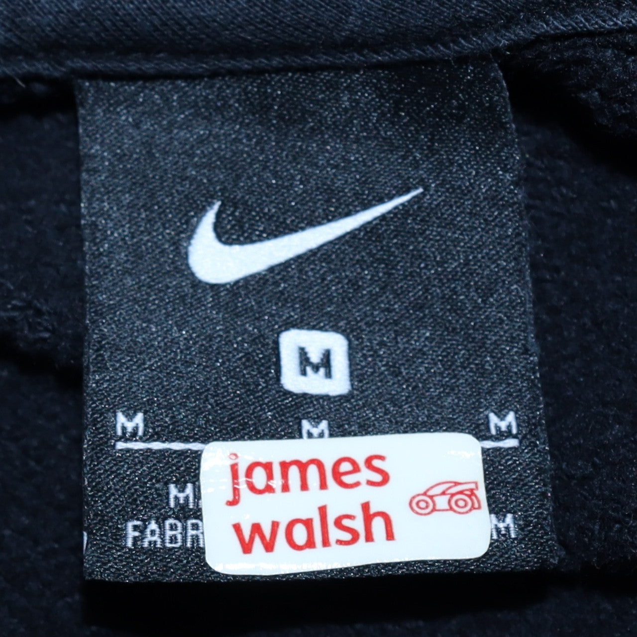 Mens UK Size M Nike Black Pullover Hoodie