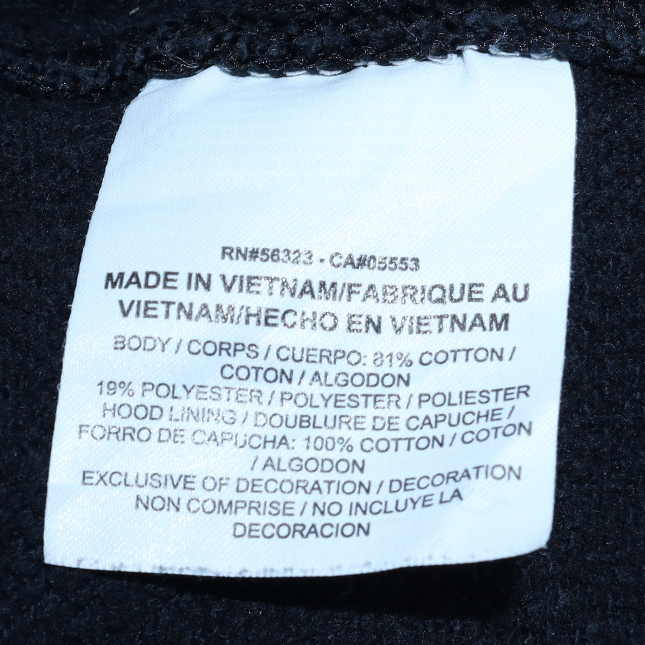 Mens UK Size M Nike Black Pullover Hoodie