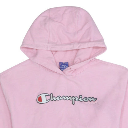 Womens UK Size S Champion Pink Pullover Hoodie