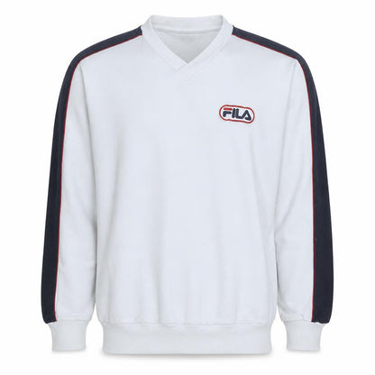 Mens UK Size M Fila White Pullover Sweatshirt