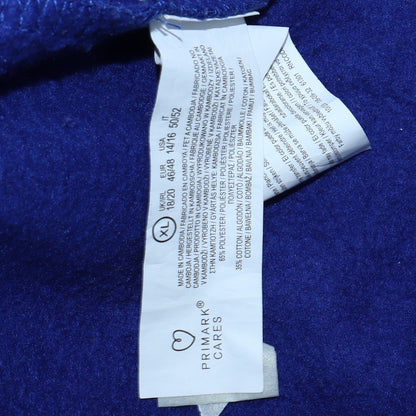 Womens UK Size XL Primark Blue Pullover Sweatshirt