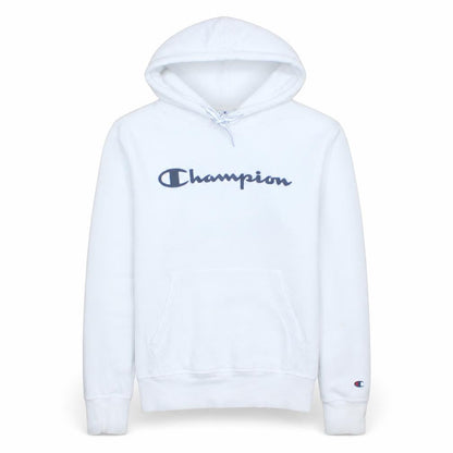 Mens UK Size M Champion White Pullover Hoodie