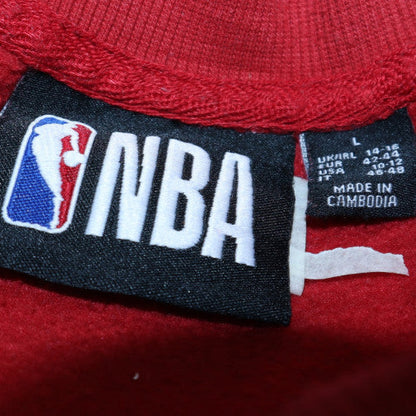 Womens UK Size L NBA Red Pullover Sweatshirt