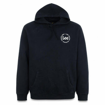Mens UK Size L Lee Black Pullover Hoodie