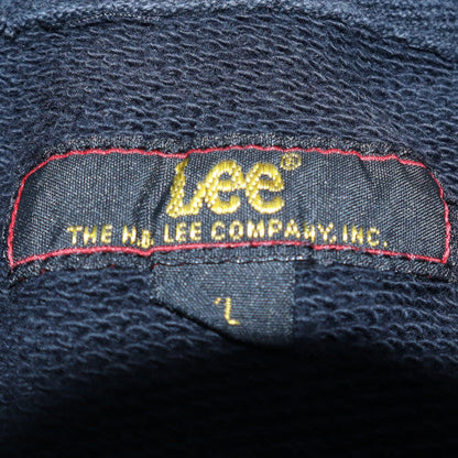 Mens UK Size L Lee Black Pullover Hoodie