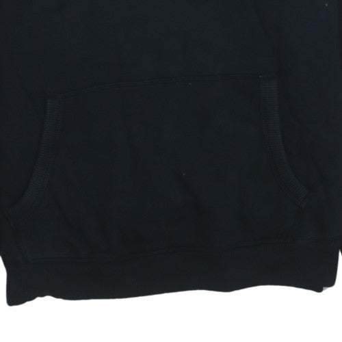 Mens UK Size L Lee Black Pullover Hoodie