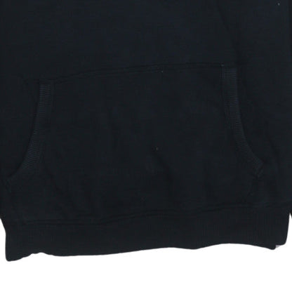 Mens UK Size L Lee Black Pullover Hoodie