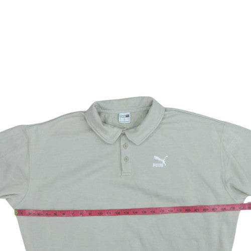 Mens UK Size L Puma Beige Henley Sweatshirt