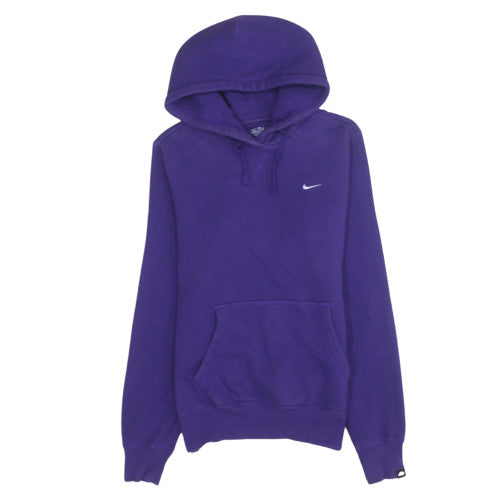 Womens UK Size M Nike Purple Pullover Hoodie