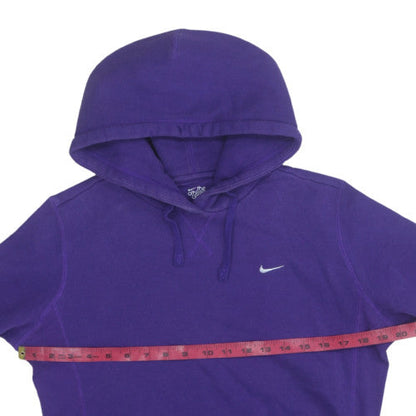 Womens UK Size M Nike Purple Pullover Hoodie
