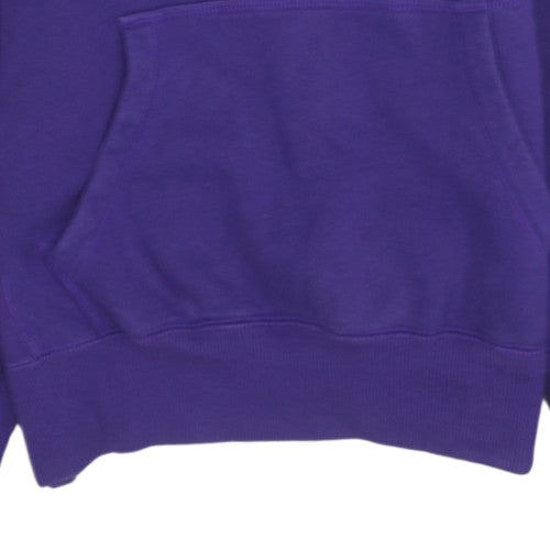 Womens UK Size M Nike Purple Pullover Hoodie