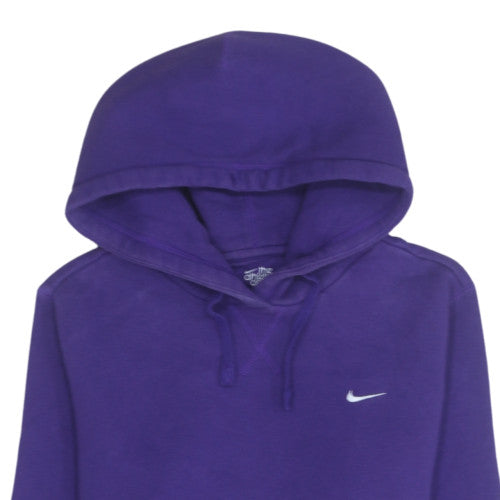 Womens UK Size M Nike Purple Pullover Hoodie