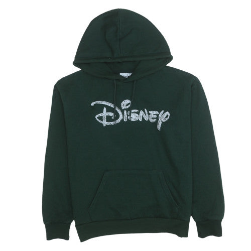Womens UK Size S Disney Green Pullover Hoodie