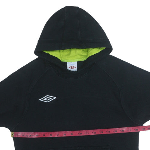 Mens UK Size M Umbro Black Pullover Hoodie