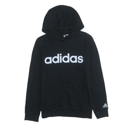 Womens UK Size L adidas Black Pullover Hoodie