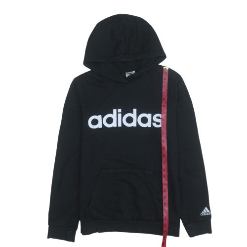 Womens UK Size L adidas Black Pullover Hoodie