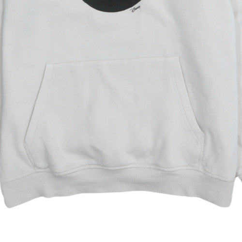 Womens UK Size XS H&M White Pullover Hoodie