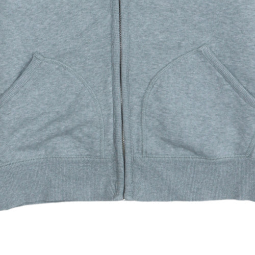 Mens UK Size S Converse Grey Full Zip Hoodie