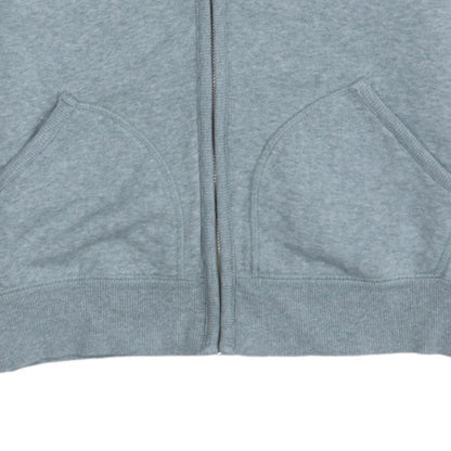 Mens UK Size S Converse Grey Full Zip Hoodie