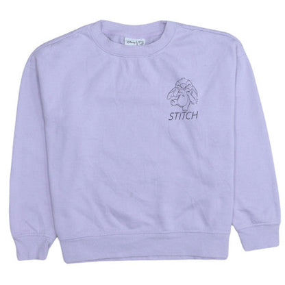 Womens UK Size S Disney Purple Pullover Sweatshirt