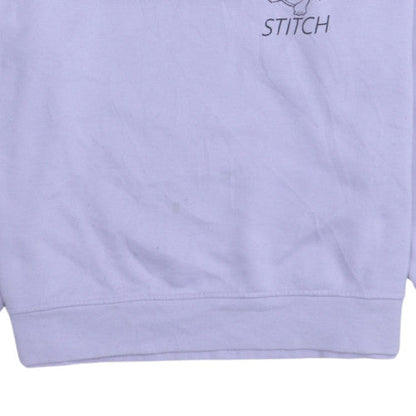 Womens UK Size S Disney Purple Pullover Sweatshirt