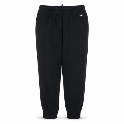 Champion Womens Black L Jogger Sweatpants Cotton Blend Drawstring