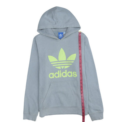 Mens UK Size M Adidas Grey Pullover Hoodie