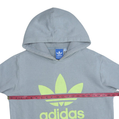 Mens UK Size M Adidas Grey Pullover Hoodie