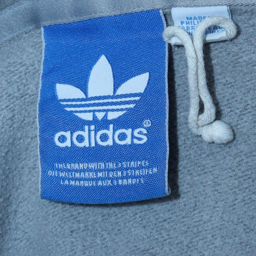 Mens UK Size M Adidas Grey Pullover Hoodie