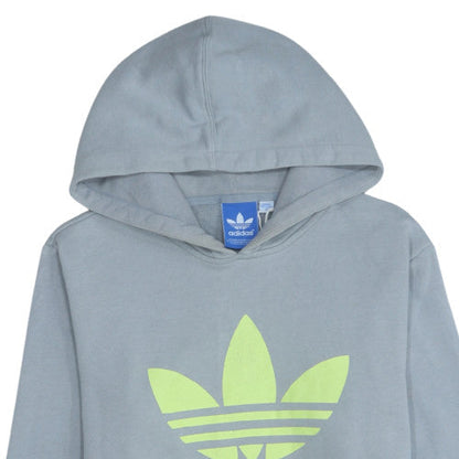 Mens UK Size M Adidas Grey Pullover Hoodie