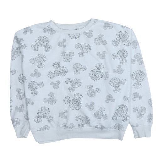 Womens UK Size XL Disney White Pullover Sweatshirt