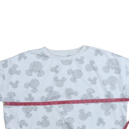 Womens UK Size XL Disney White Pullover Sweatshirt