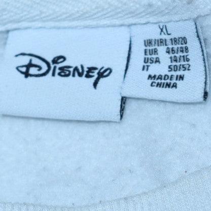 Womens UK Size XL Disney White Pullover Sweatshirt