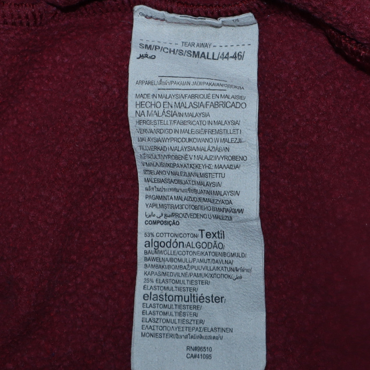 Mens UK Size S Under Armour Red Pullover Hoodie
