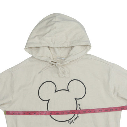 Womens UK Size S Disney Beige Pullover Hoodie