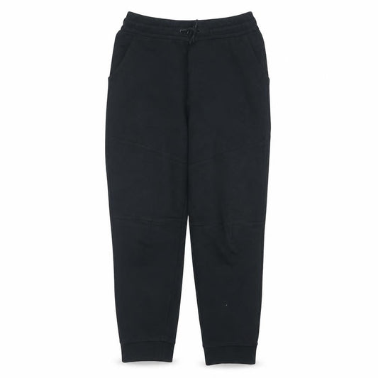 Front view of Nike boys’ black xl jogger sweatpants fleece activewear tapered trousers