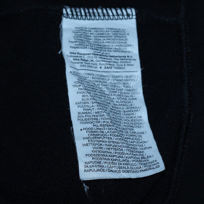 Mens UK Size XS Nike Black Pullover Hoodie