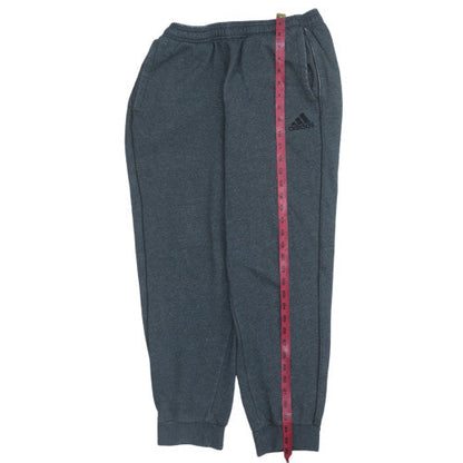 Adidas Mens Grey Fleece Jogger Trousers M Regular Fit Sportswear