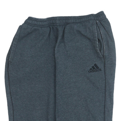 Adidas Mens Grey Fleece Jogger Trousers M Regular Fit Sportswear