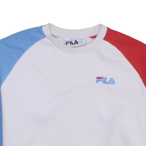 Womens UK Size M FILA Multicoloured Pullover Sweatshirt