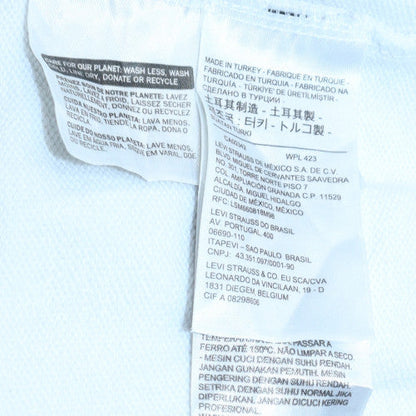 Mens UK Size S Levi's White Pullover Hoodie