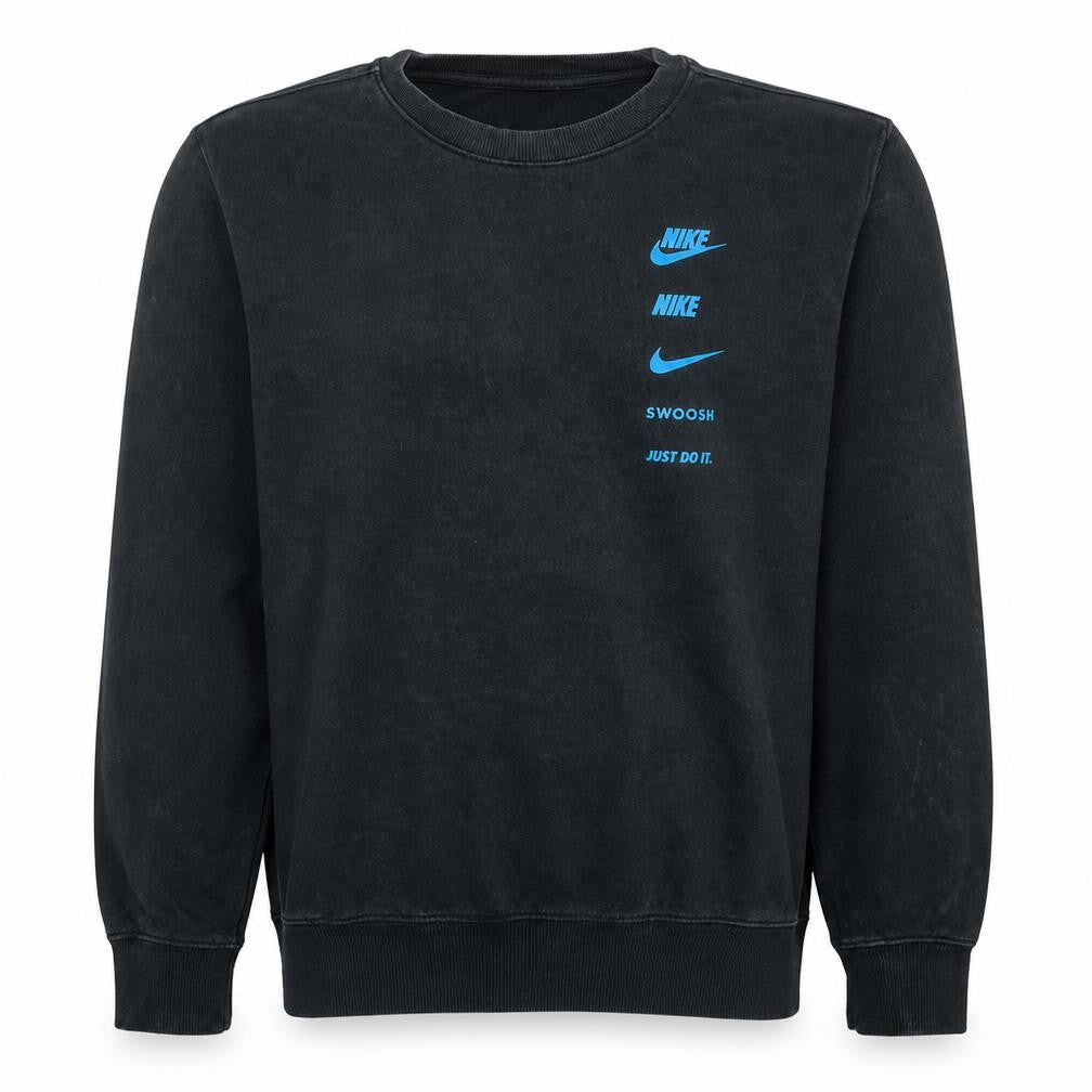 Mens UK Size M Nike Black Pullover Sweatshirt