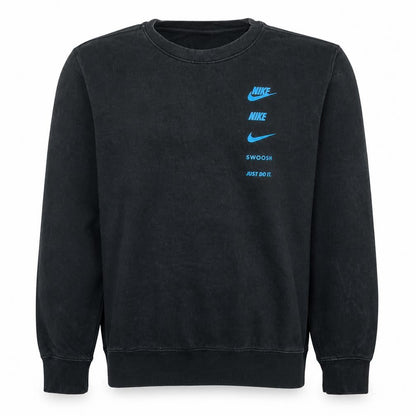 Mens UK Size M Nike Black Pullover Sweatshirt