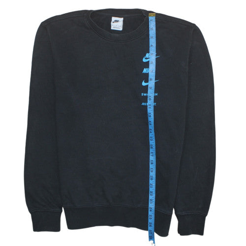 Mens UK Size M Nike Black Pullover Sweatshirt