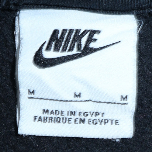 Mens UK Size M Nike Black Pullover Sweatshirt