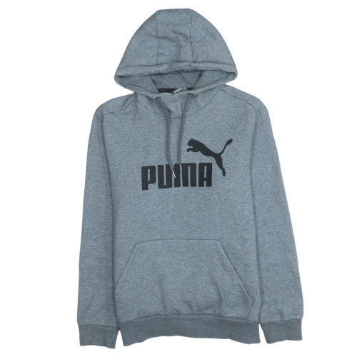 Mens UK Size S Puma Grey Pullover Hoodie