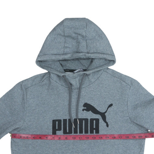 Mens UK Size S Puma Grey Pullover Hoodie