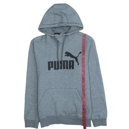 Mens UK Size S Puma Grey Pullover Hoodie