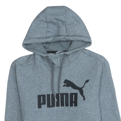 Mens UK Size S Puma Grey Pullover Hoodie