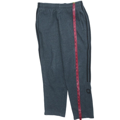 Adidas Mens Grey Fleece Jogger Trousers M Sportswear